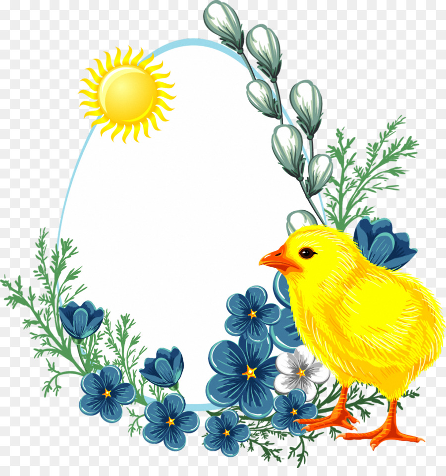 Ostern ei Huhn clipart - Happy Frühling