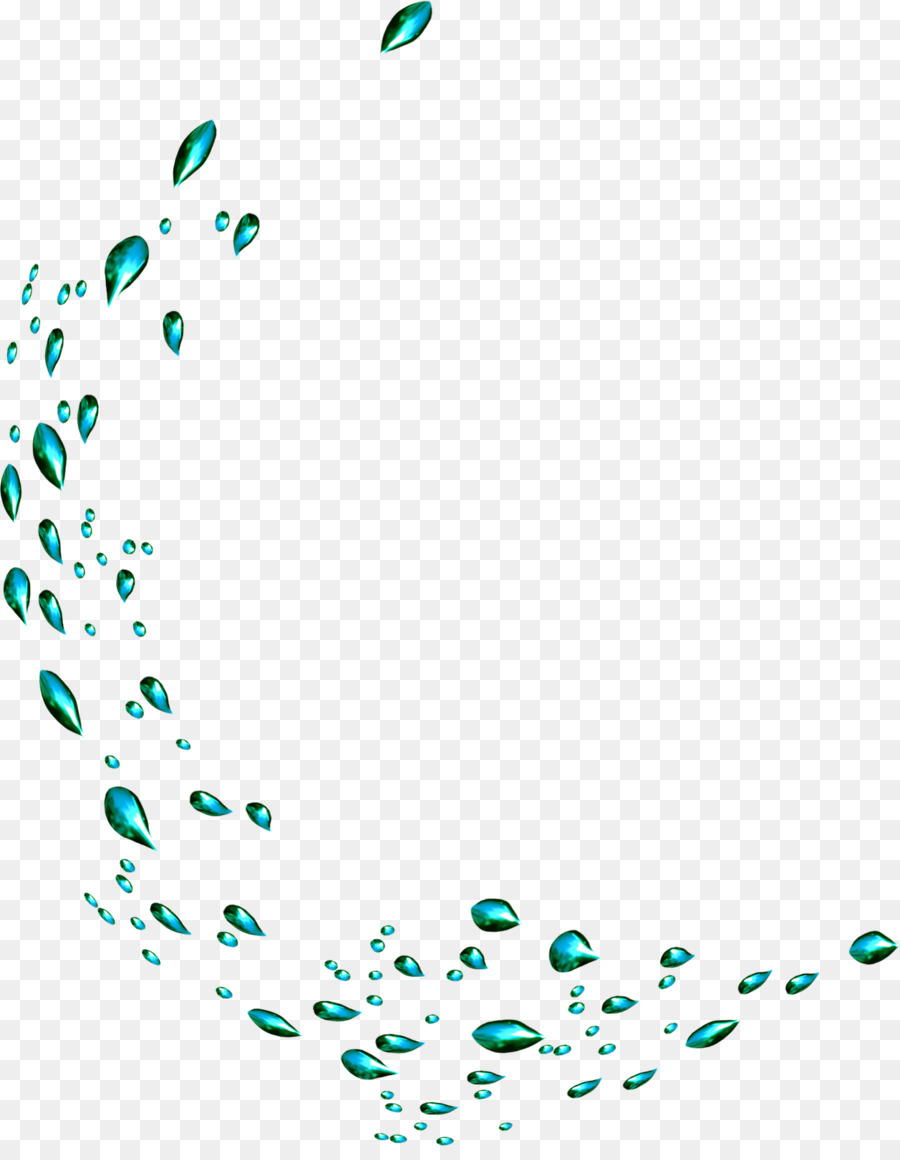 Grüne Drop-Computer-Software-Water - Meer Aquarell