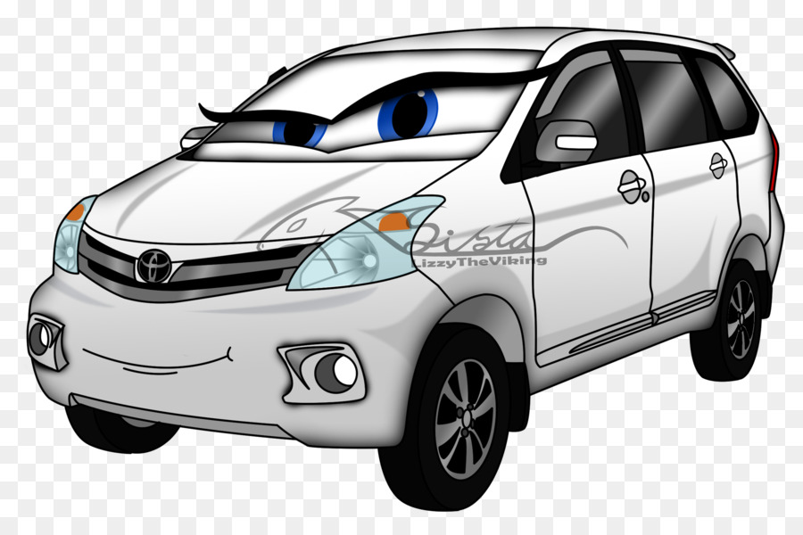 Toyota Avanza Auto Daihatsu - Cartoon auto