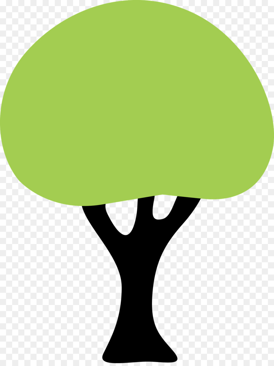 Baum Cartoon Clip art - hand Farbe