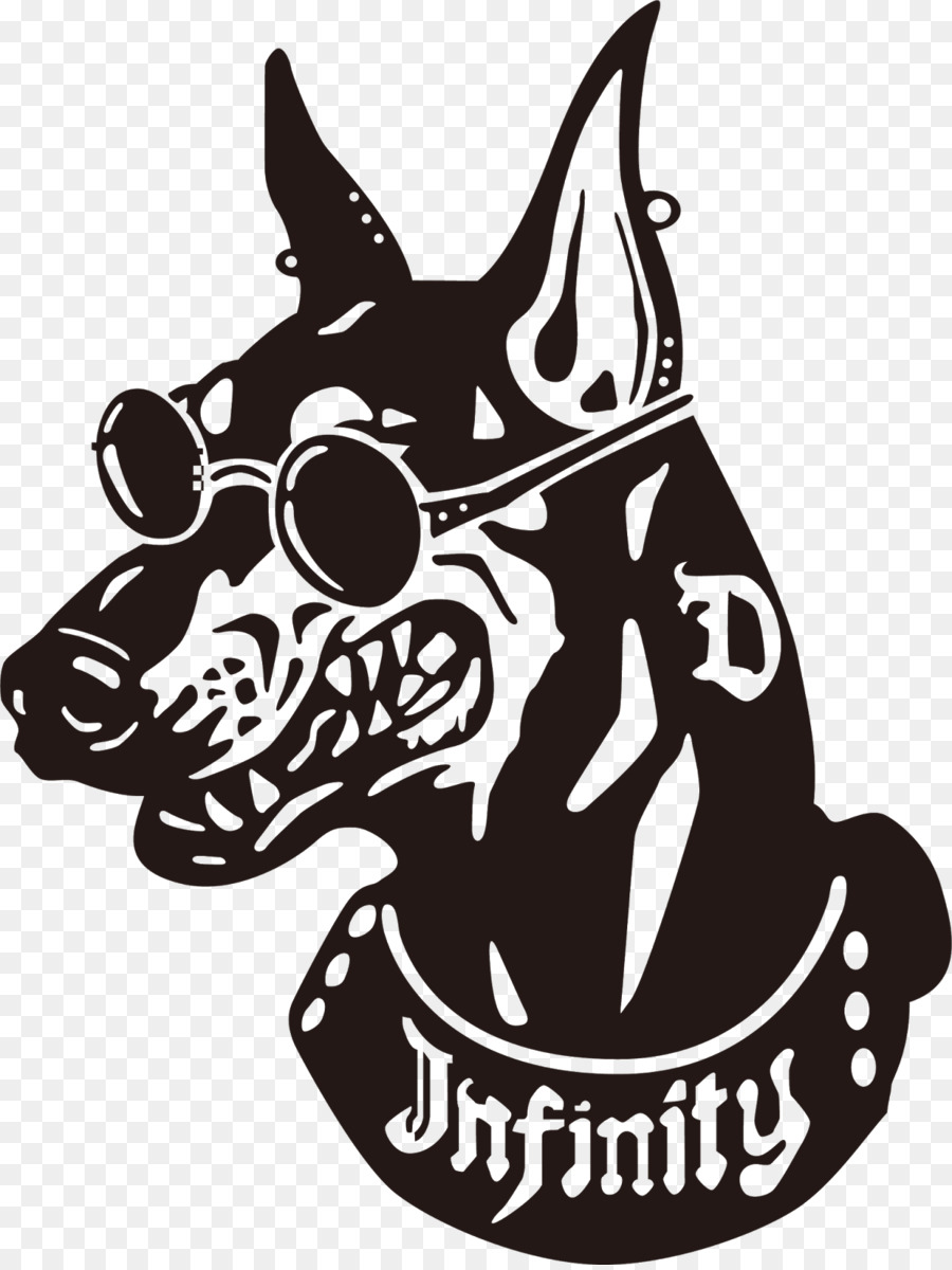 Modern Doberman Dog Logo