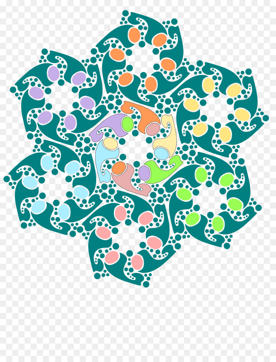 Hexagon Mosaik-clipart - sechseckige
