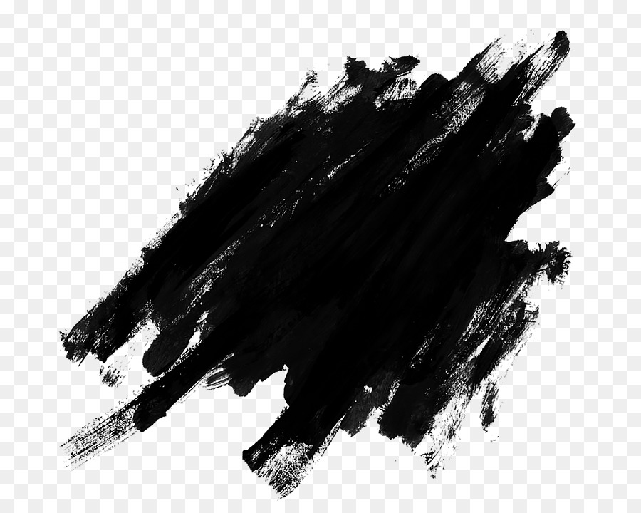 Schwarze Farbe-Malerei-Zeichnung - Lack Spritzer