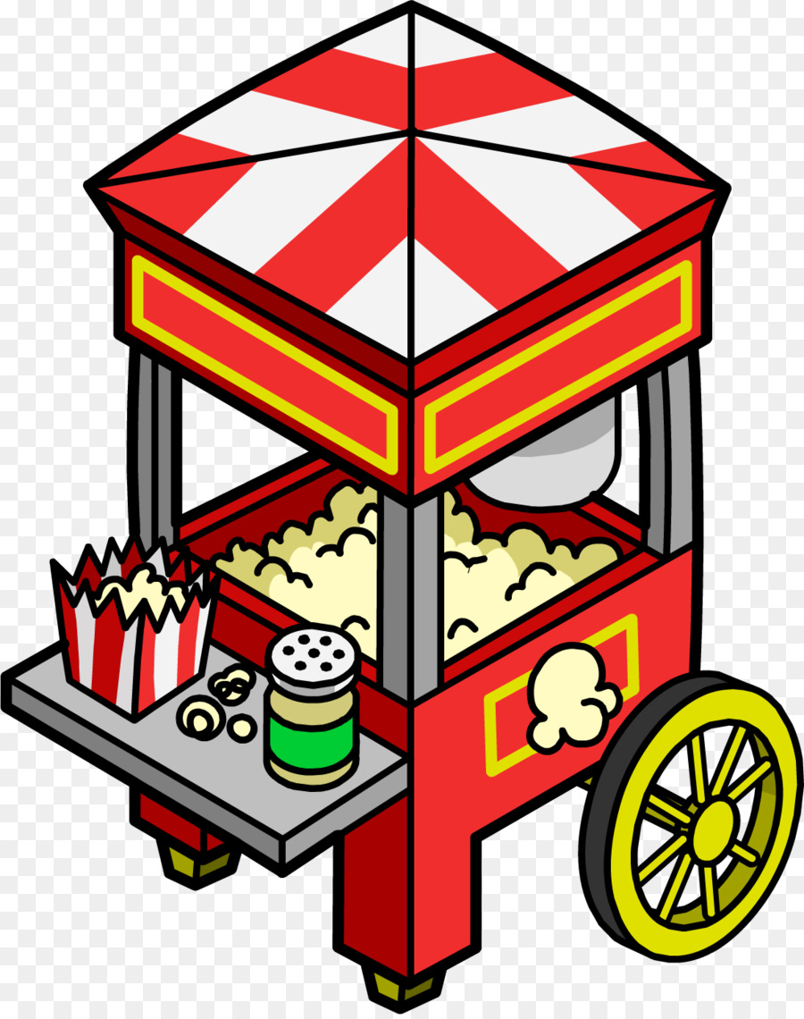Popcorn-Macher von Club Penguin Essen Clip art - Popcorn