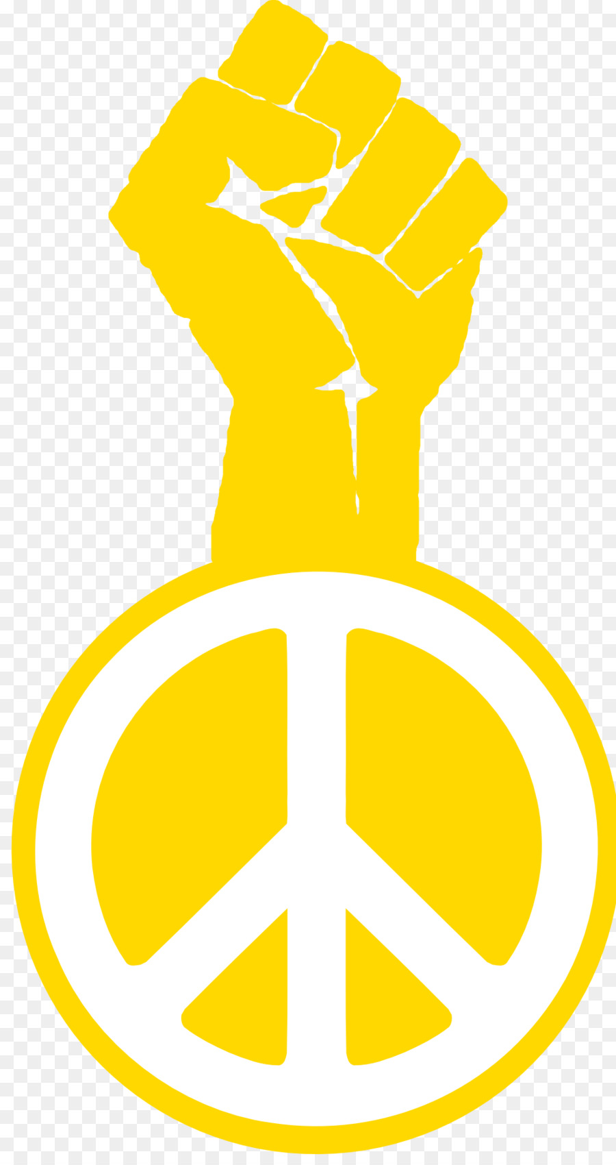 Lớn lên nắm tay biểu tượng hòa Bình nghệ thuật Clip - biểu tượng hòa bình