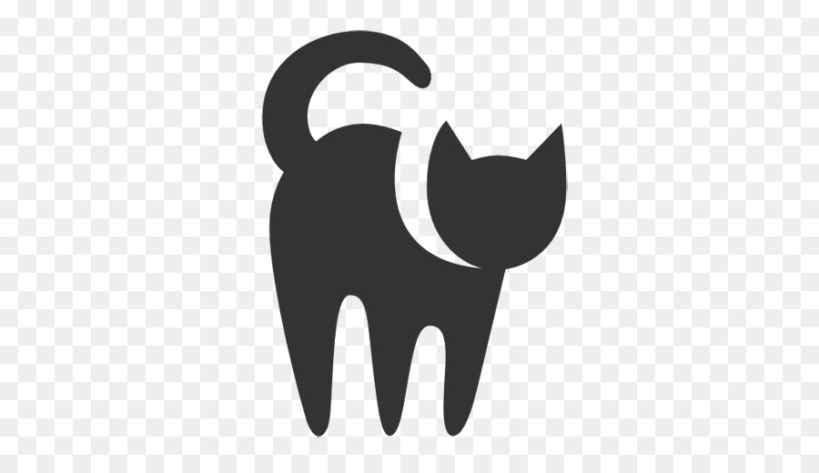 Cat T-shirt Icone del Computer - gatto nero
