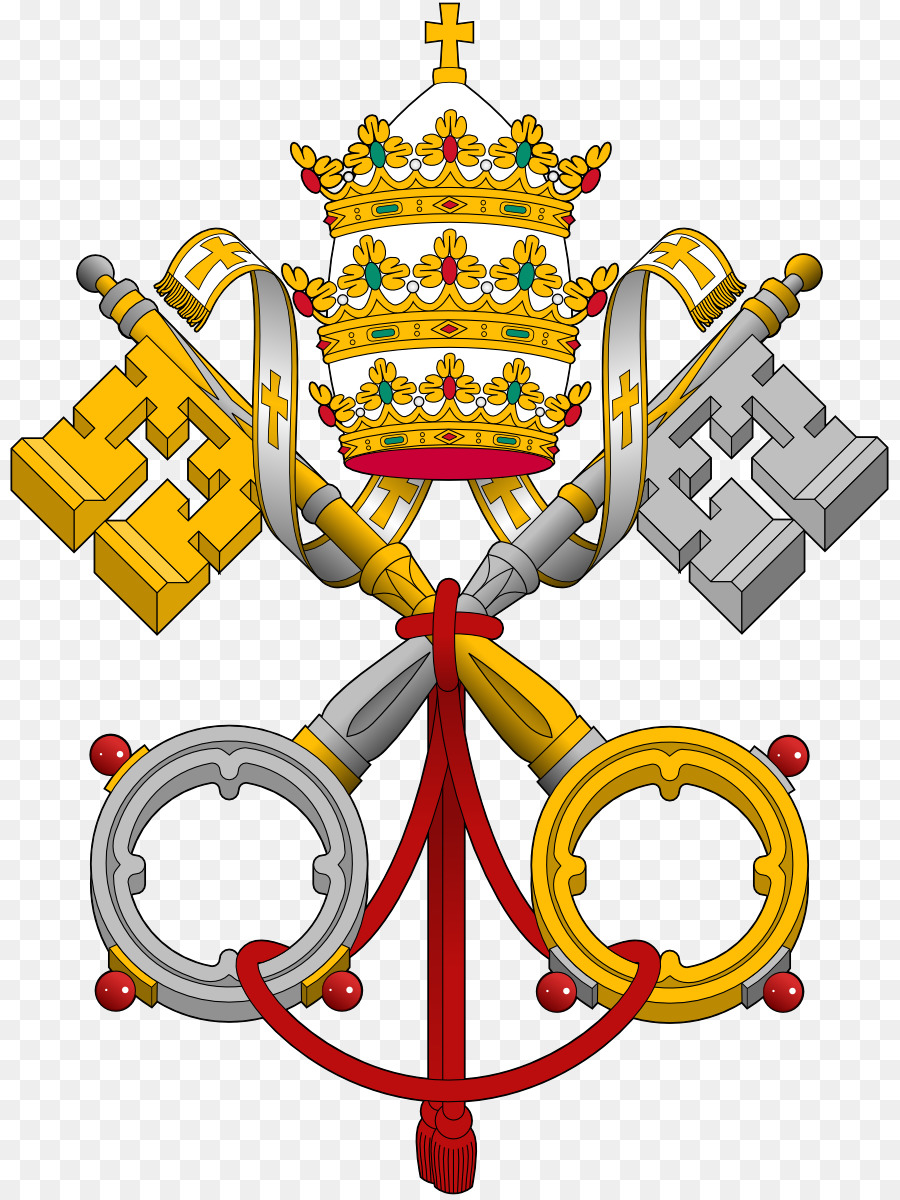 Wappen des Heiligen Stuhls und der Vatikanstadt Wappen des Heiligen Stuhls und der Vatikanstadt Papst Flagge von Vatikan Stadt - Papst Franziskus