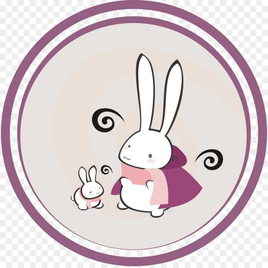 Osterhase Hase Tier clipart - Muttertag