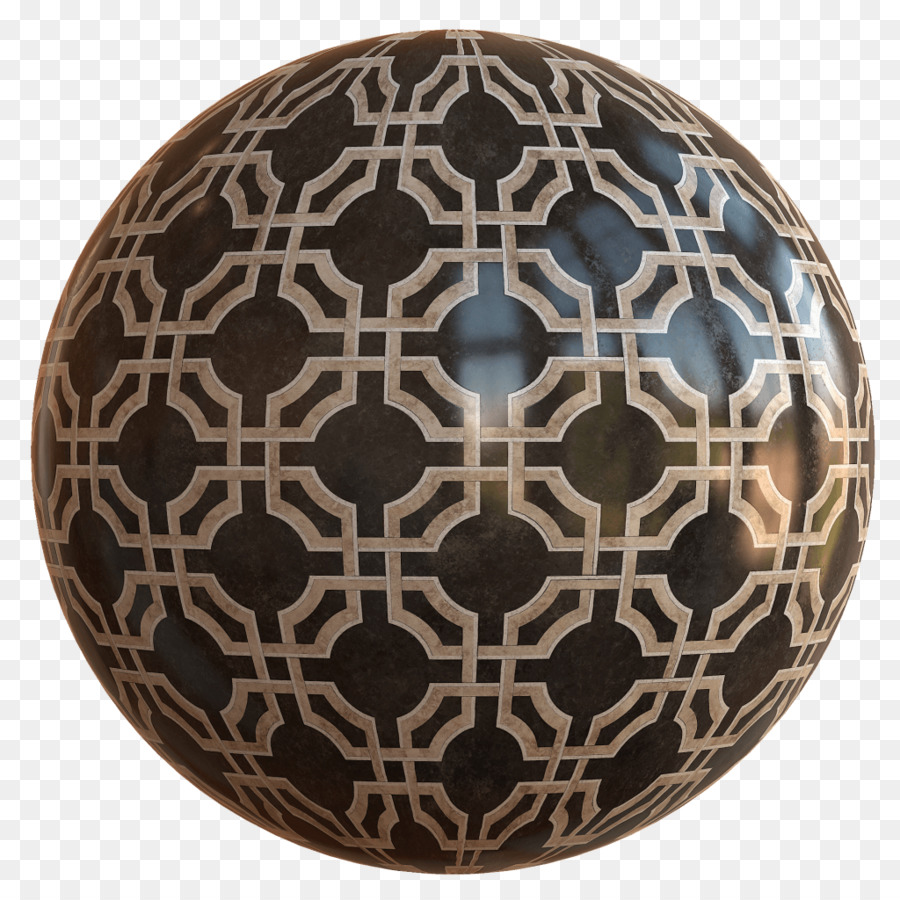 Cerchio Sfera Marrone Pattern - palla