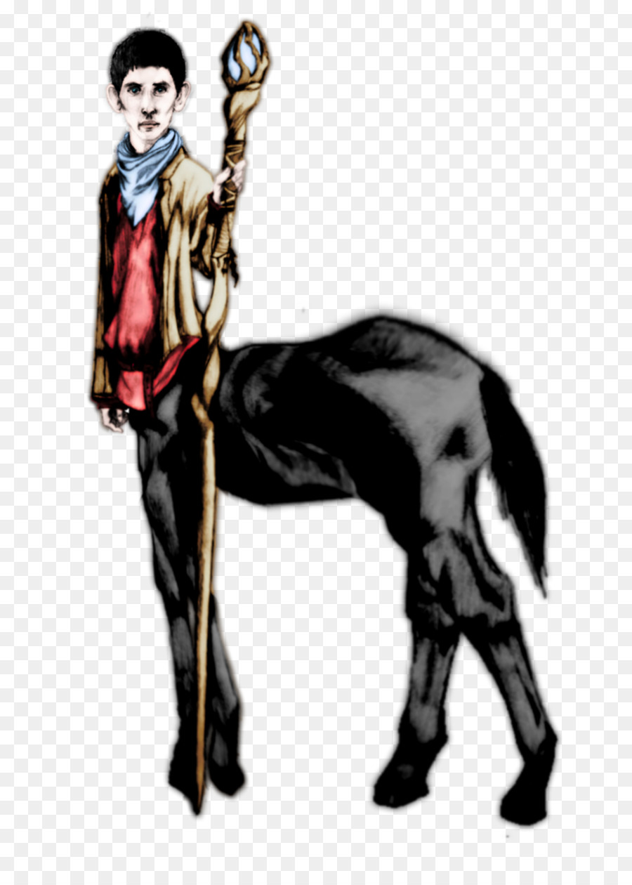 Pferd Menschliches Verhalten Vieh-Cartoon Charakter - Zentaur