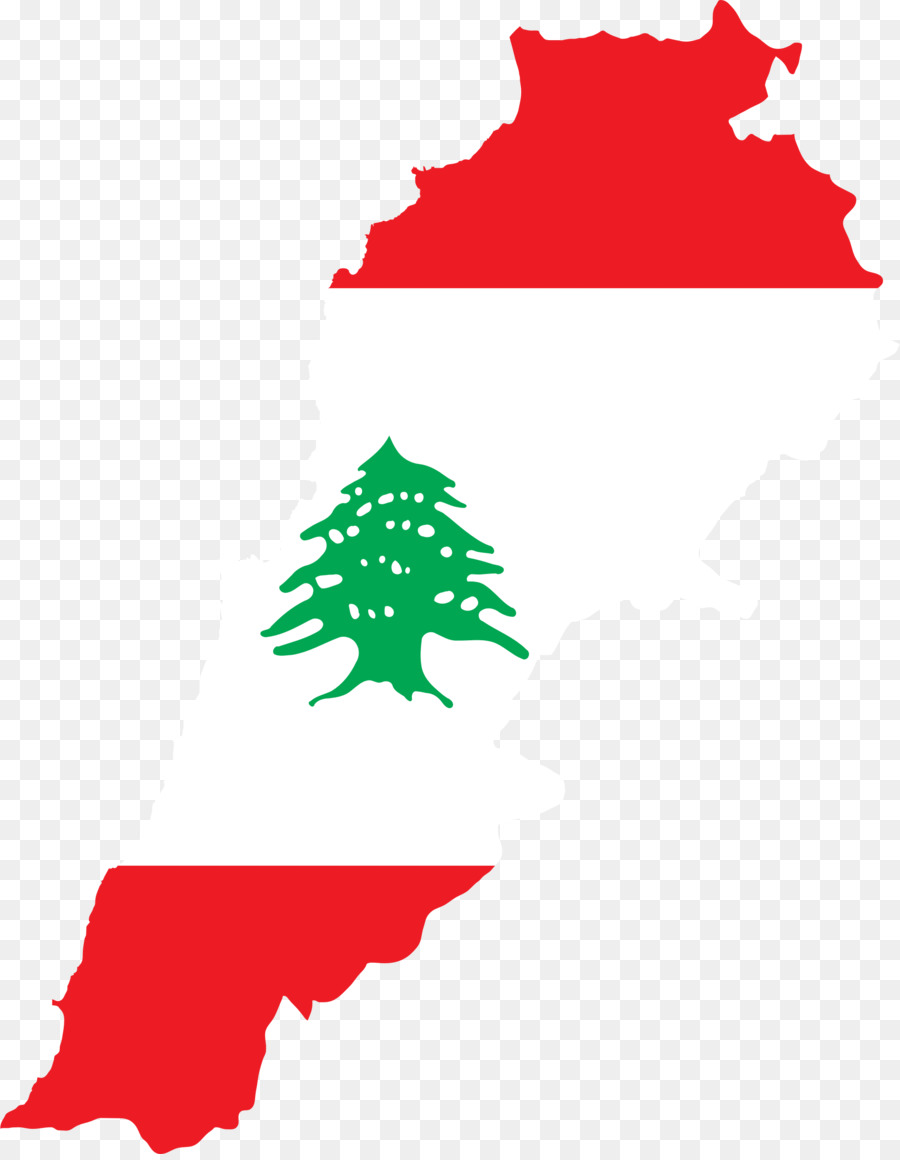 Cờ của Lebanon Đồ Quốc gia - bản đồ