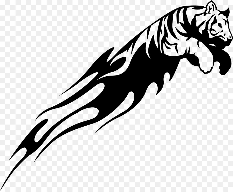 Tiger-Zeichnung Lion Decal Clip-art - tiger Vektor