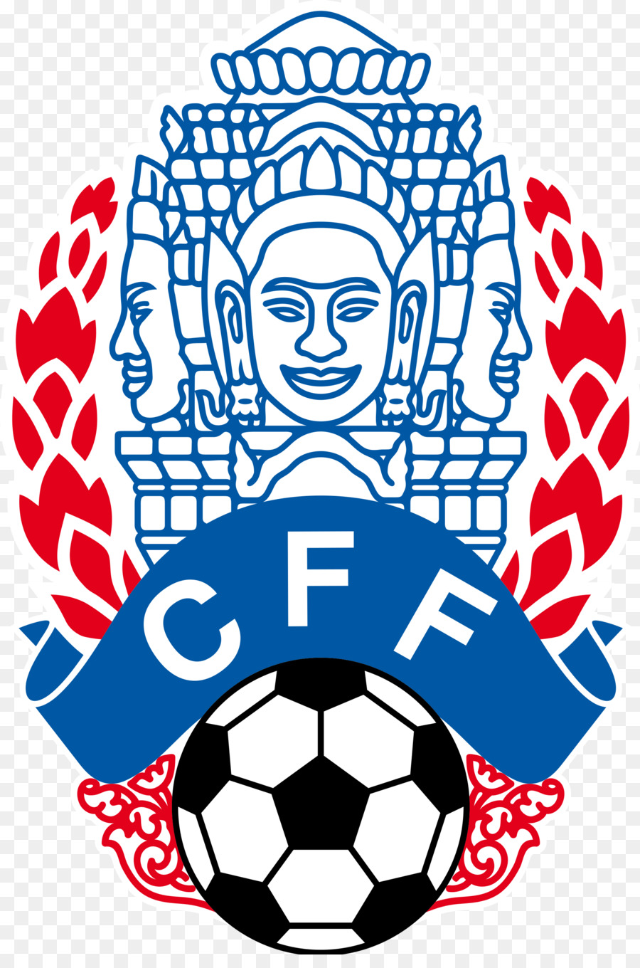 Cambogia squadra nazionale di calcio Suphanburi F. C. Federazione di Calcio della Cambogia, Cambogiano League - calcio logo