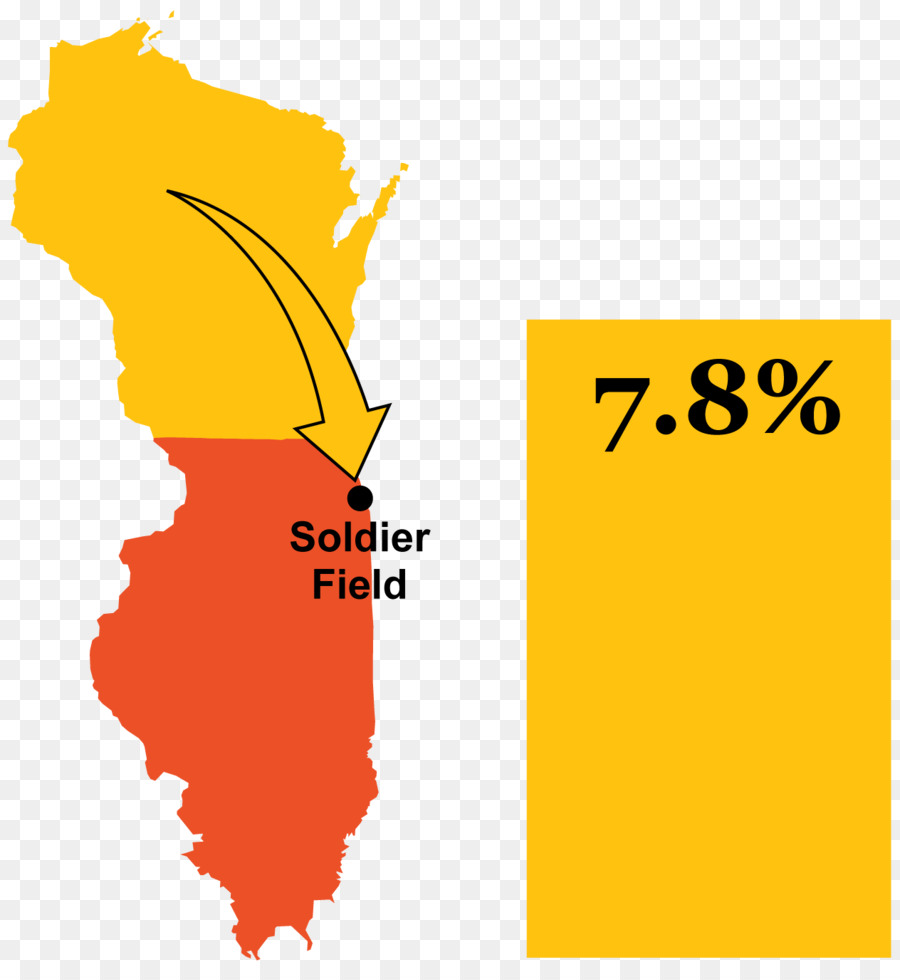 Bandiera del Wisconsin mappa Vuota Soil survey - Chicago Bears