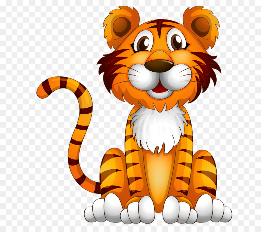 Tiger Cartoon png download - 716*800 - Free Transparent Tiger png Download.  - CleanPNG / KissPNG