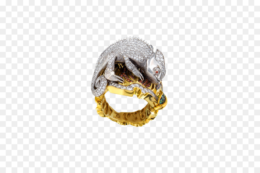 Gioielli D'Argento Della Pietra Preziosa Metallo Diamante - camaleonte