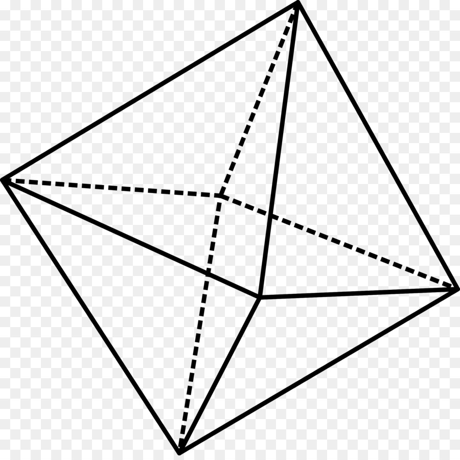 Oktaeder-Oktaeder-molekulare geometrie Mathematik Clip-art - Mathematik