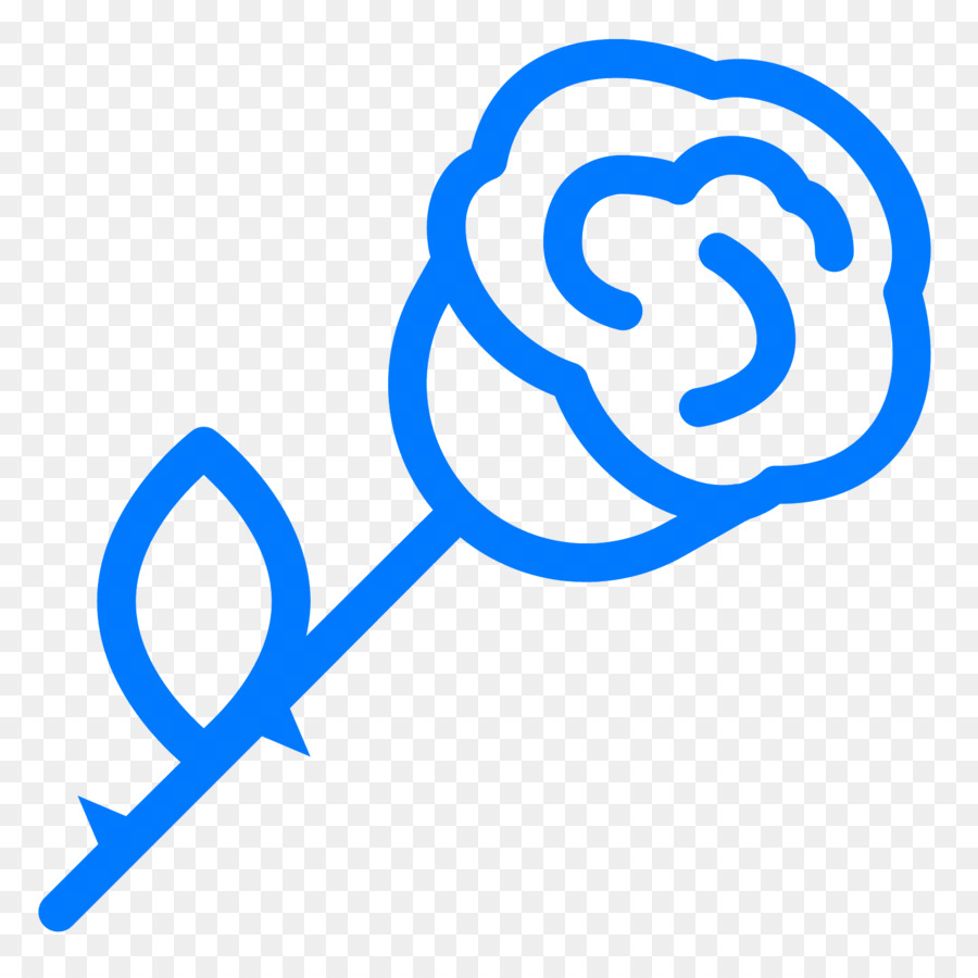 Icone Del Computer Rose - rose contorno