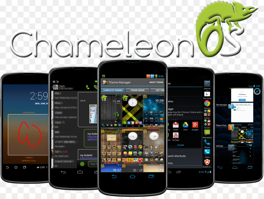 Tragbares Kommunikationsgerät Handys Telefon Handys und Handheld-Geräte - Chamäleon