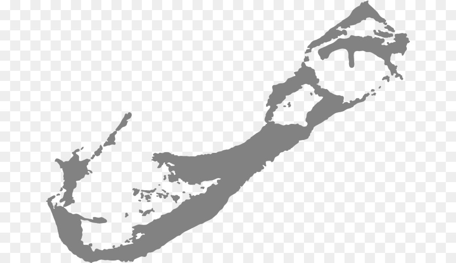 Hamilton Bandiera delle Bermuda Mappa - mappa