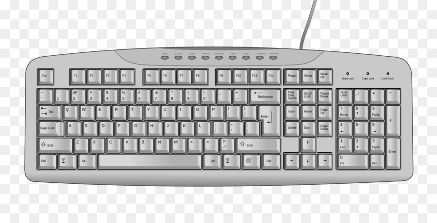 Computer Tastatur, Asus Eee Tastatur, Clip-art - Tastatur