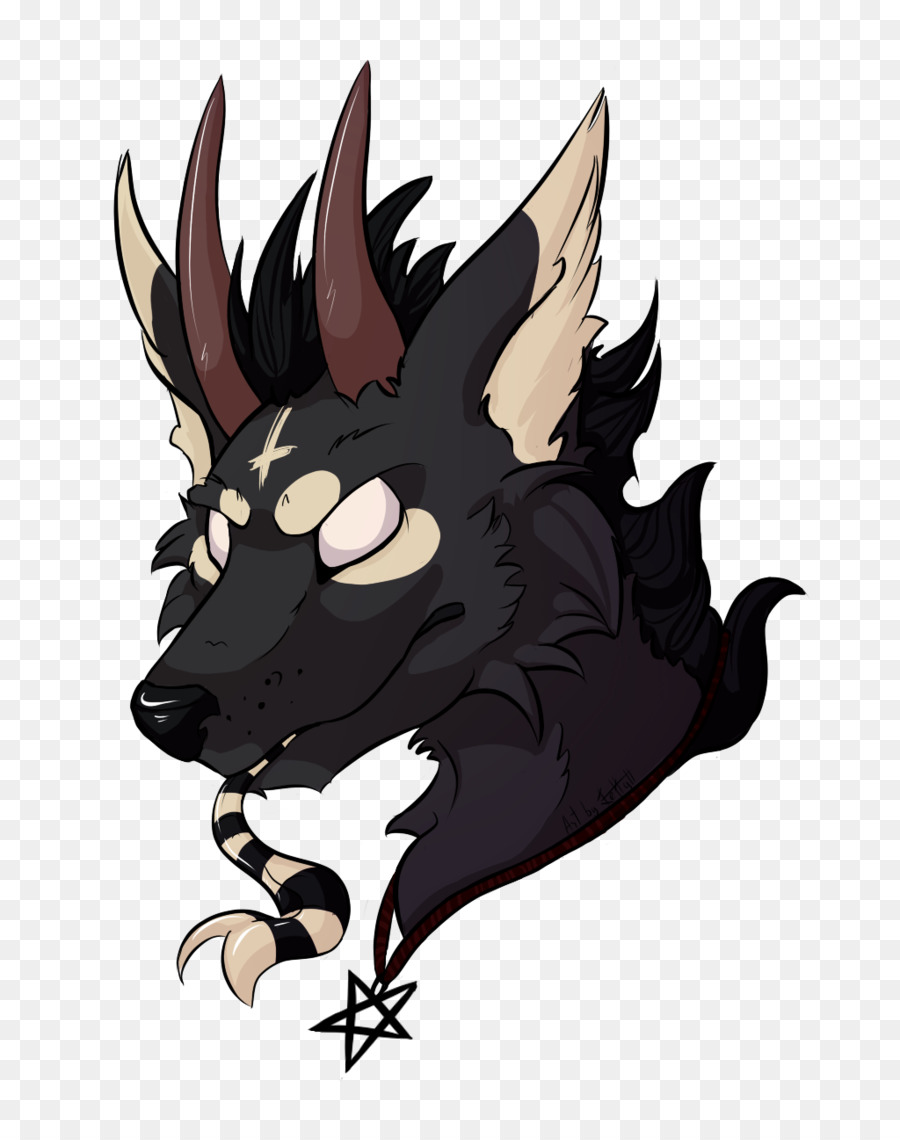 Demon Fan Kunst Zeichnung - Hyäne