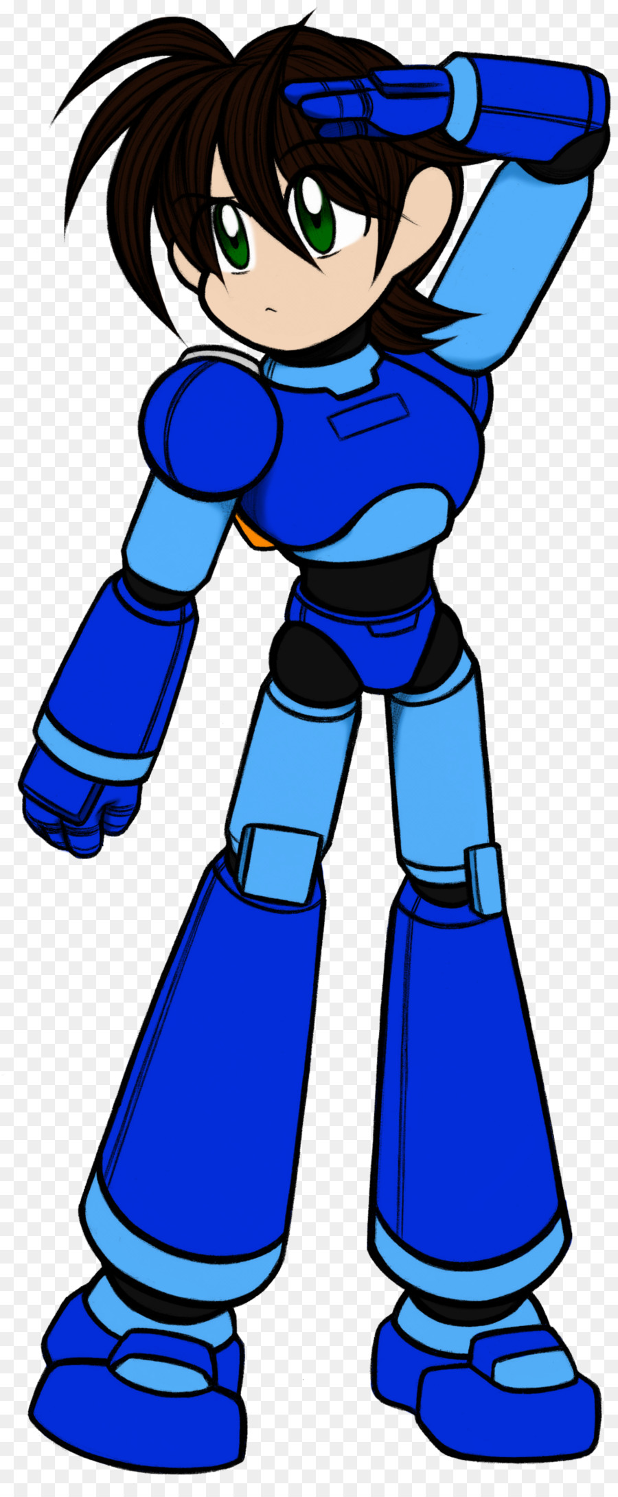 Charakter Skizze Mega Man-Kunstwerk - Megaman