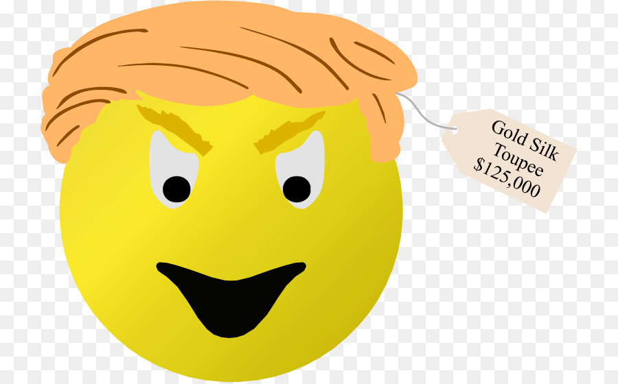 Smiley, Emoticon, clipart - Donald Trump