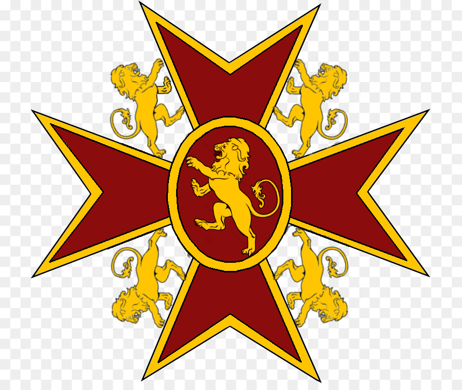 Regno di Gerusalemme, Ordine di San Lazzaro cavaliere ordine Militare croce di malta - reale