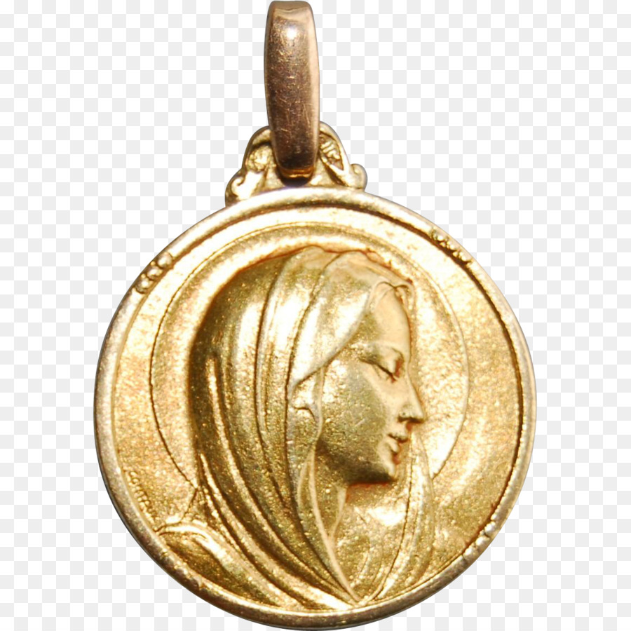 Medaillon Charms & Anhänger Medaille Gold Schmuck - Goldmedaille