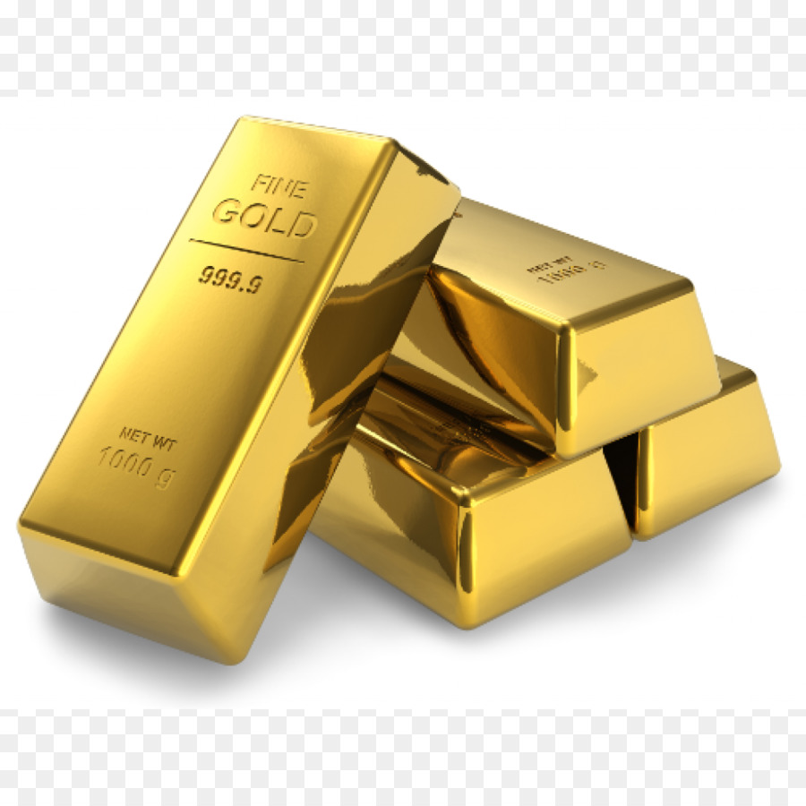 Lingotti d'Oro come un investimento in Oro bar - moneta stack