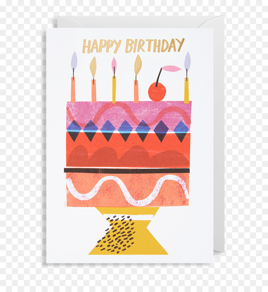 Torta di compleanno Saluto & Carte di Nota carta di Compleanno - carta di compleanno