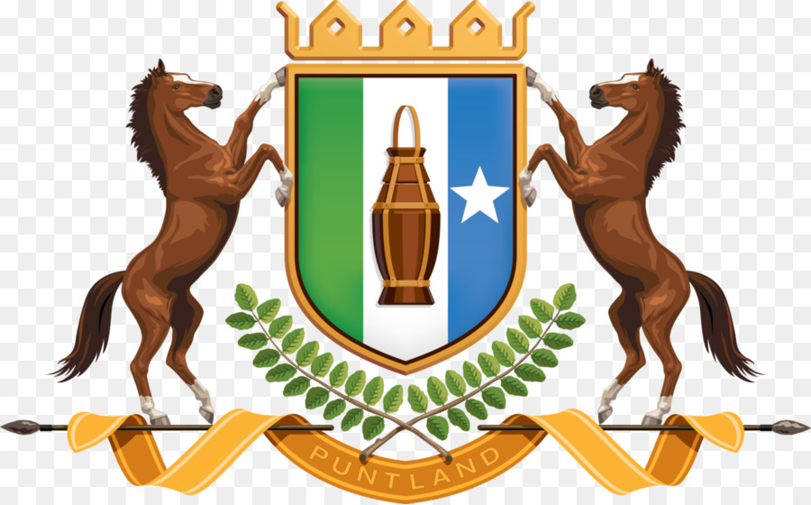 Garoowe lãnh thổ hàng Hải, Lực lượng cảnh Sát Villa Somalia huy của chính Phủ của lãnh thổ - cánh tay