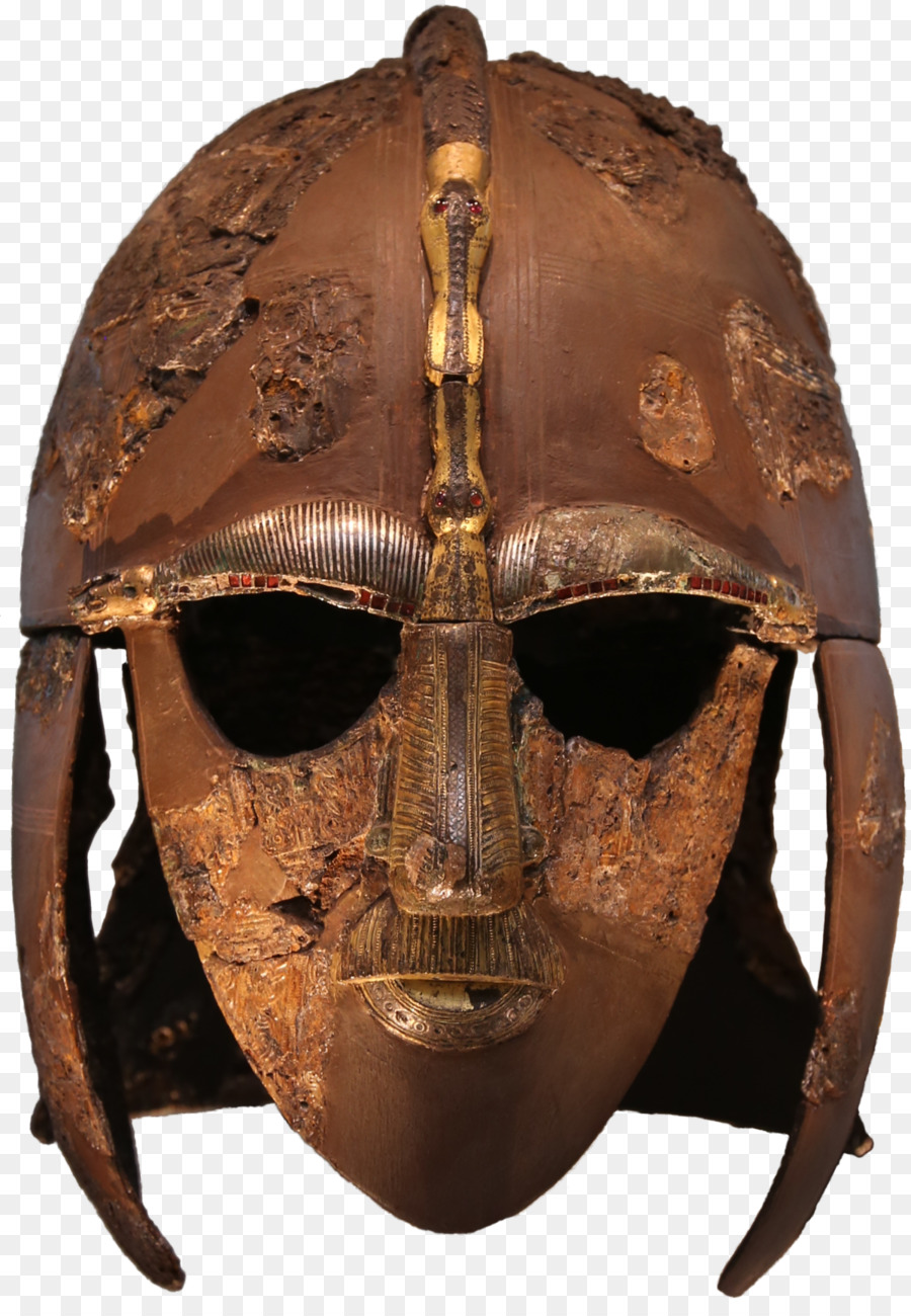 Sutton Hoo British Museum von Norman conquest of England-Anglo-Sachsen - Helm