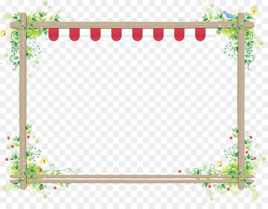 Floral Border Frame