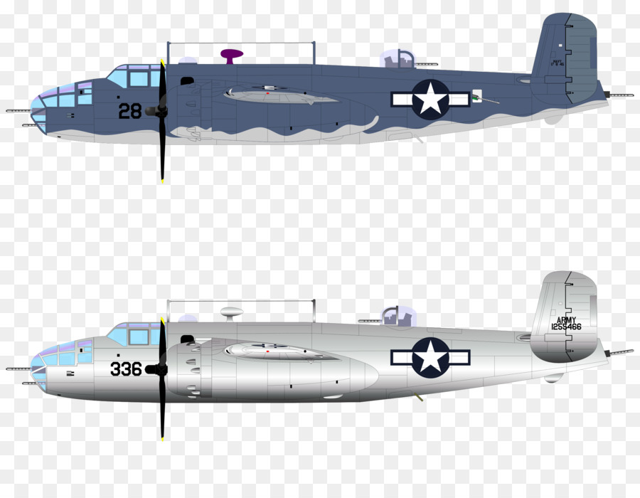 North American B-25 Mitchell Flugzeug Aircraft clipart - Flugzeuge