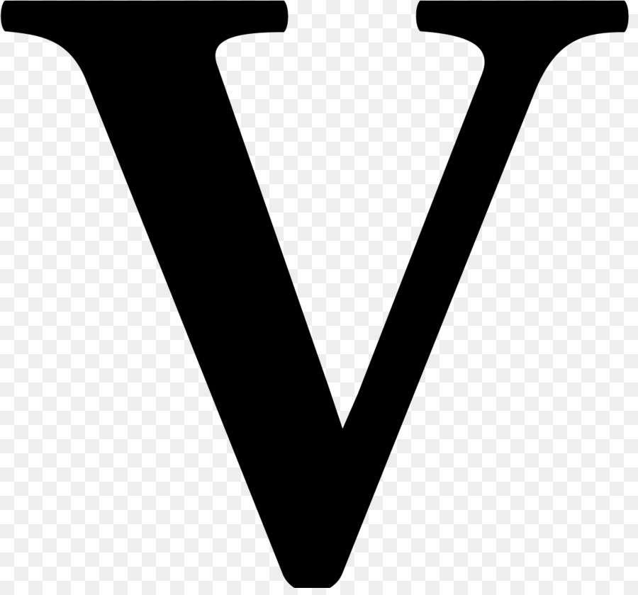 Caso di lettera V, Carattere Times New Roman, - font
