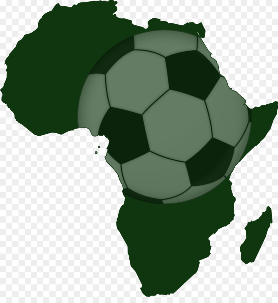 Africa Royalty-free mappa del Mondo - calcio