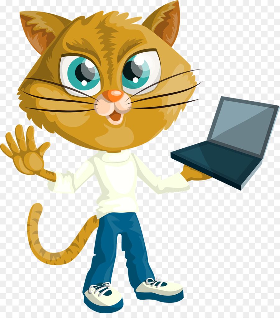 Cat Laptop Chromebook - Halter