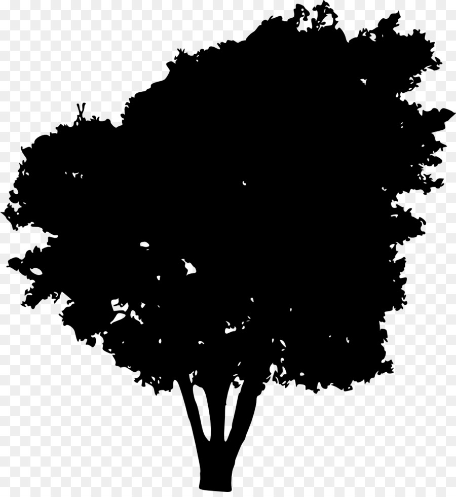 Baum Silhouette clipart - Baum silhouette