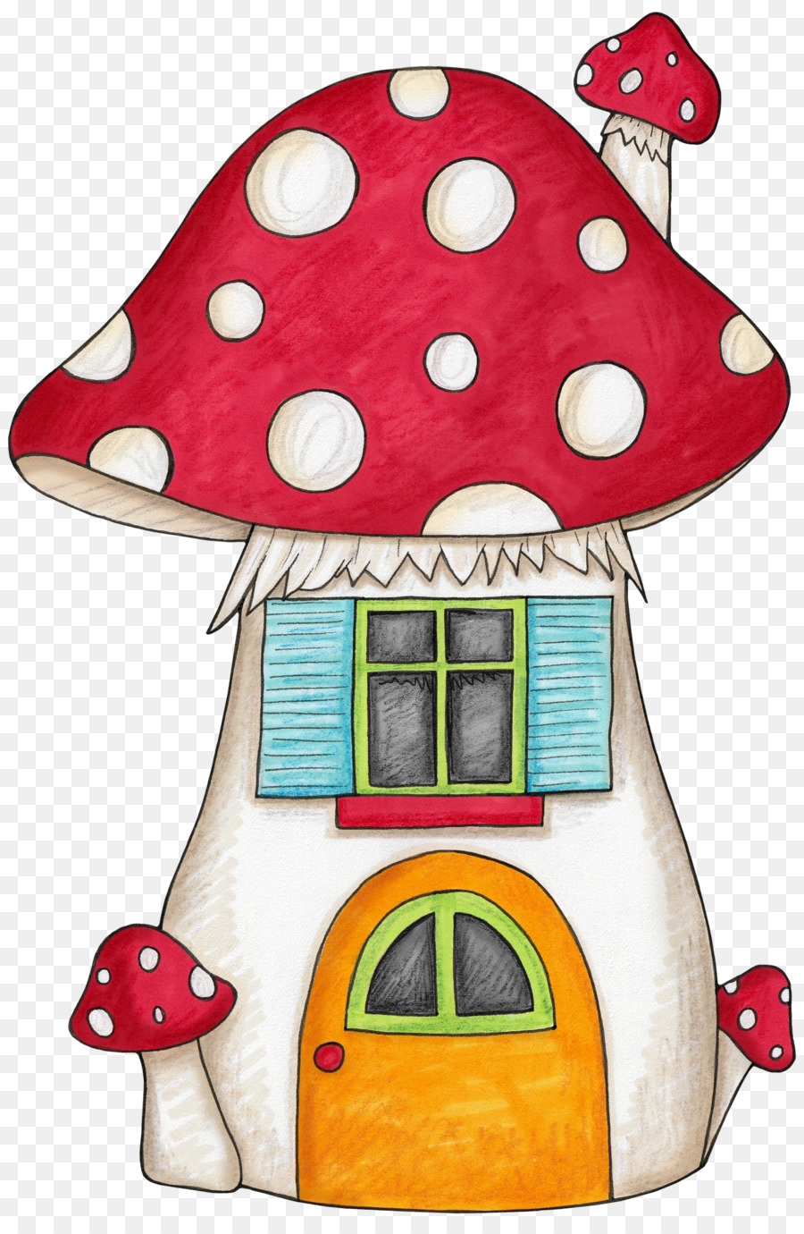 Saluto & Carte Di Nota Gnome Regalo Di Compleanno Carta - funghi