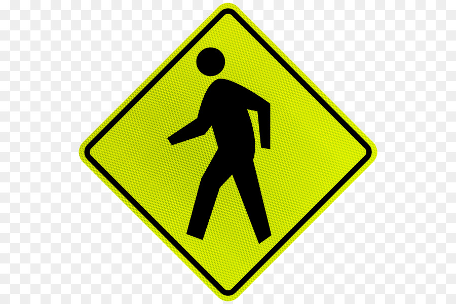 Attraversamento pedonale il segnale stradale cartello di segnalazione Manuale Uniforme Dispositivi di Controllo del Traffico - sicuro