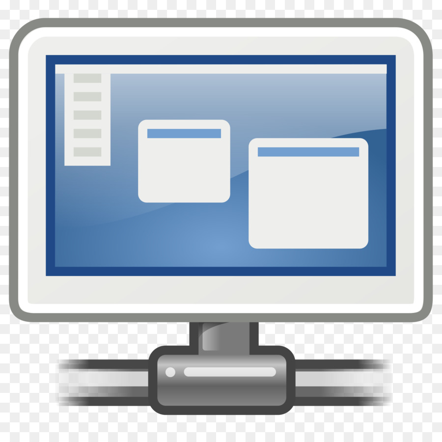 Software di desktop remoto Remote Desktop Protocol Icone di Computer di Software per Computer - gnomo
