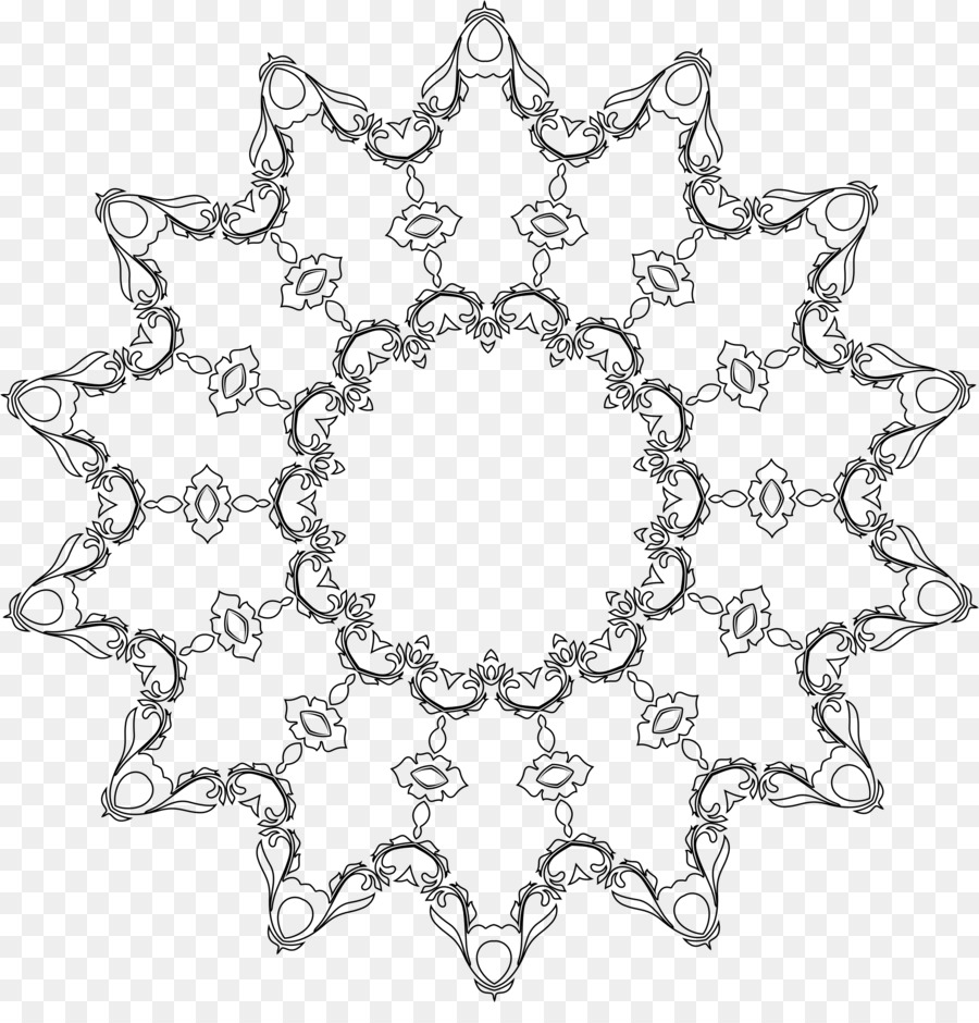 Heptagon-Polygon-Geometrie-Blumen-Form - gedeihen