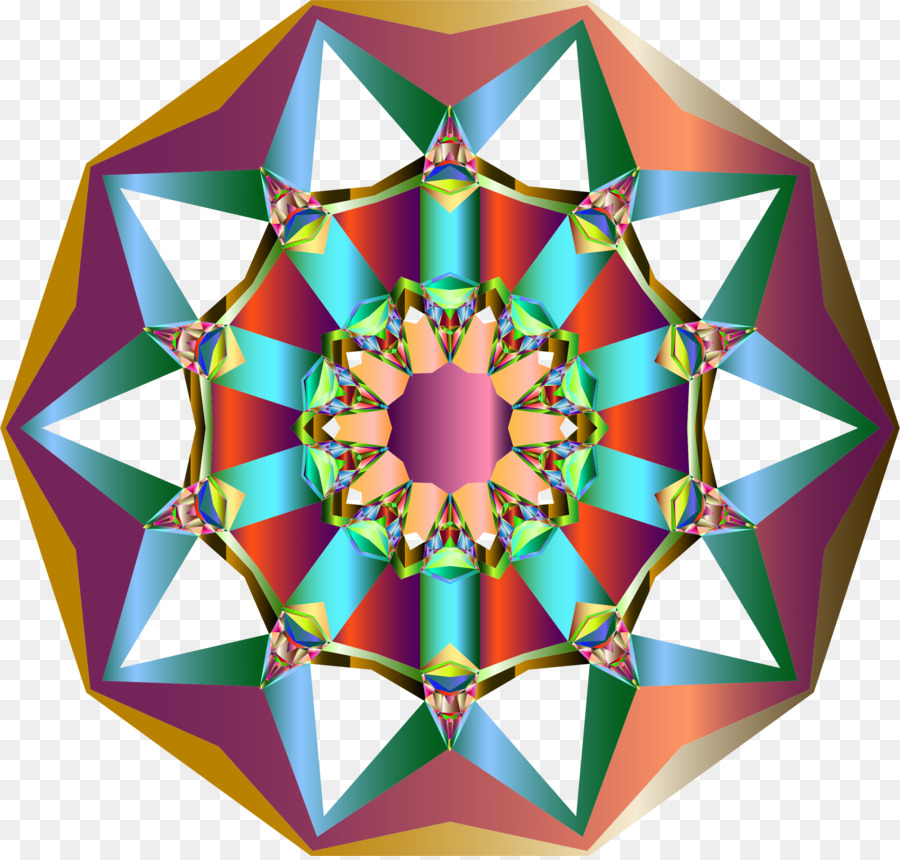 Star Simmetria Clip art - geometriche confine