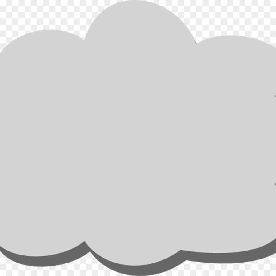 Monocromo, fotografia, Grigio Nuvola Bianca - Cartone animato nuvola
