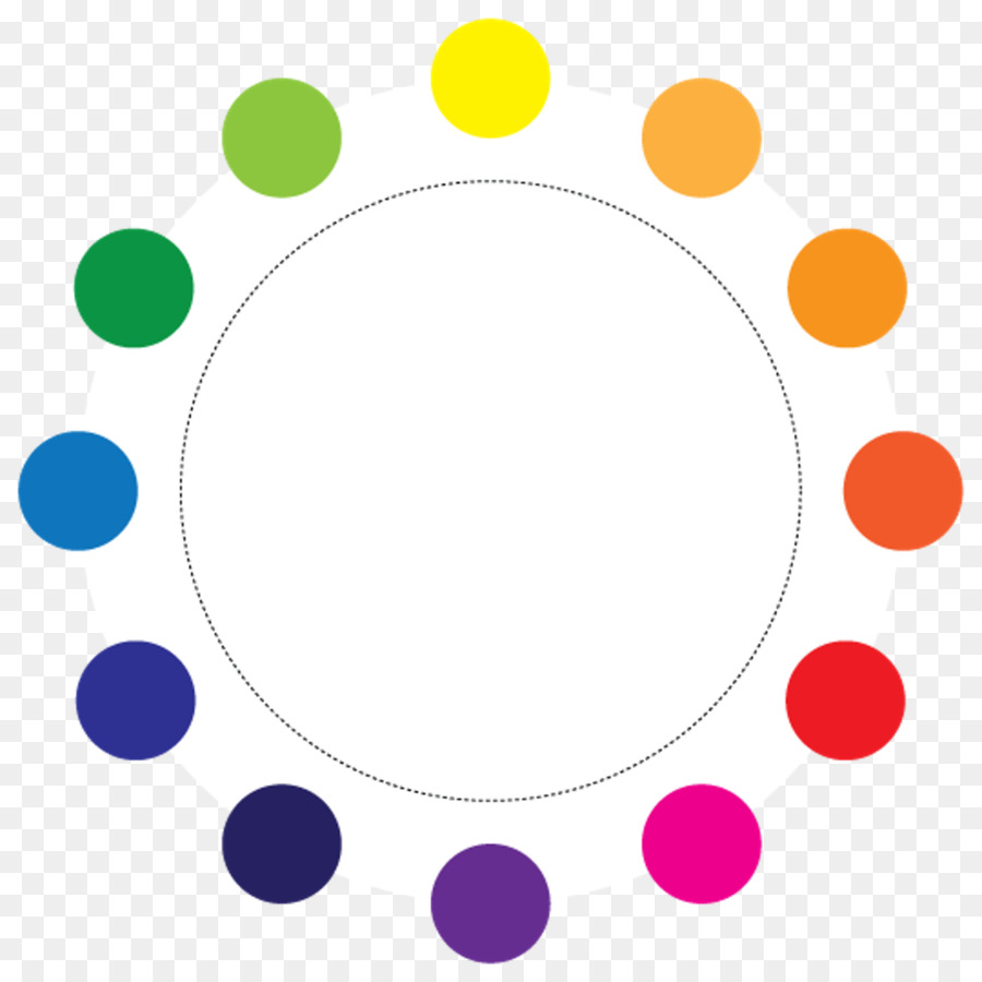 Farbrad-Color-scheme Farbe-Theorie Analog Farben - Kreis Rahmen
