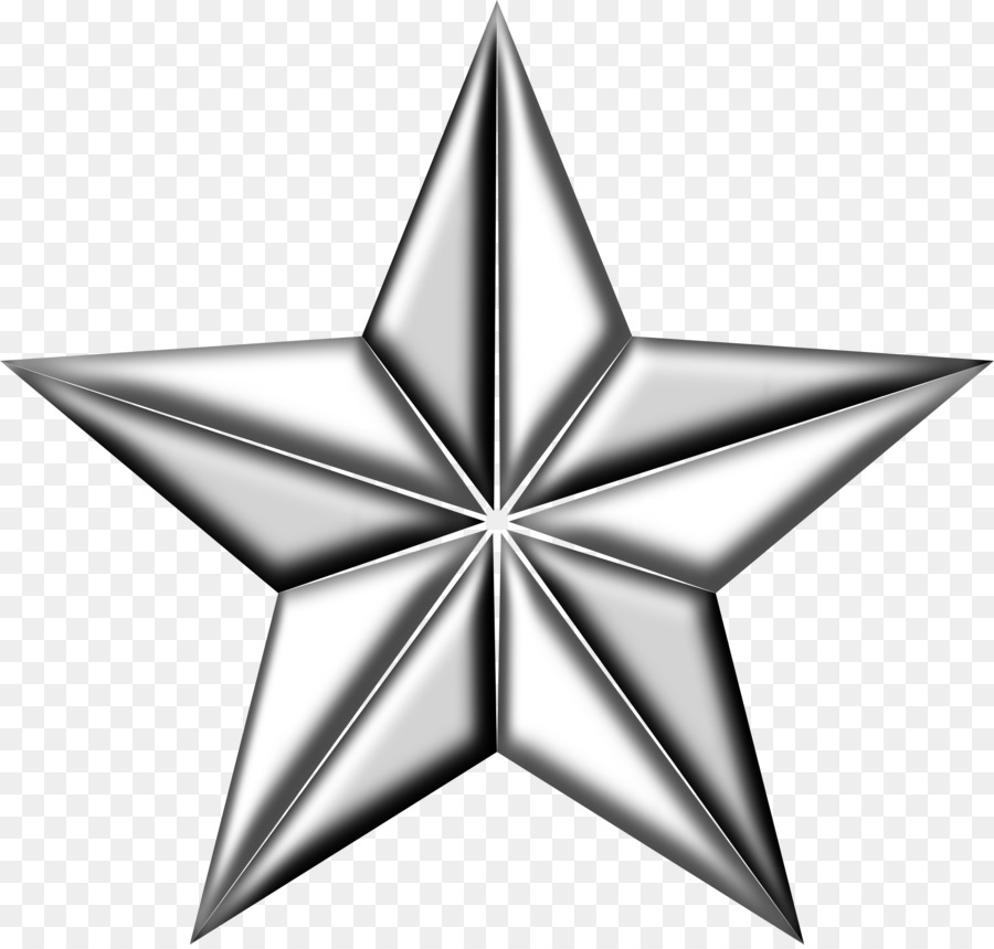 Silver Star Clip art - 5 Sterne