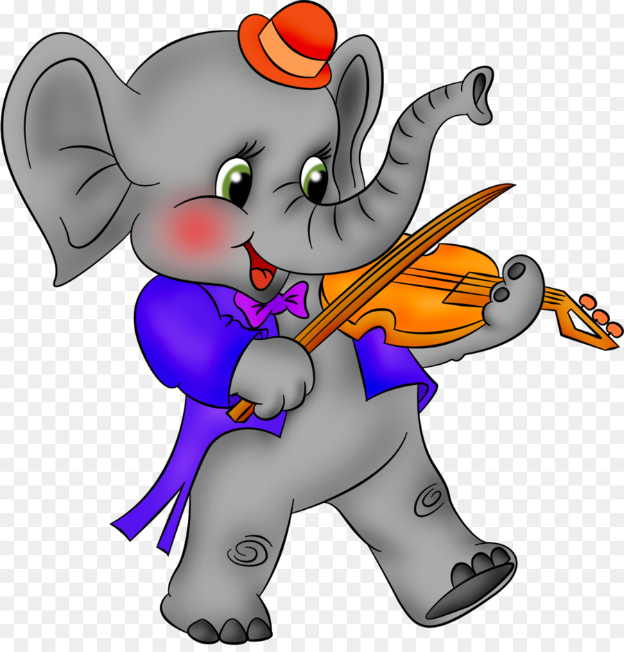 T-shirt Violino Elefante in Alto - alligatore