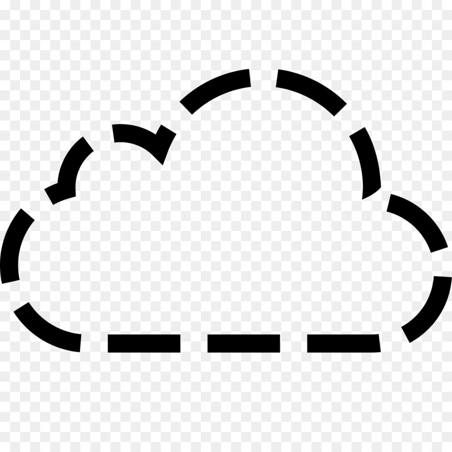 Icone del Computer Cloud computing il Cloud storage - cloud